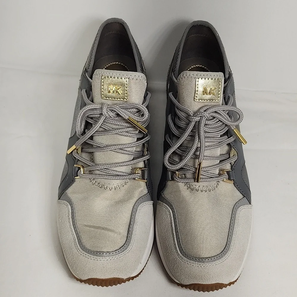 Michael Kors MK Womens Shoes Sneakers Gary Wedge Size 8 M‎